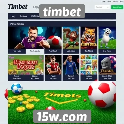 Timbet oferece ampla variedade de jogos online